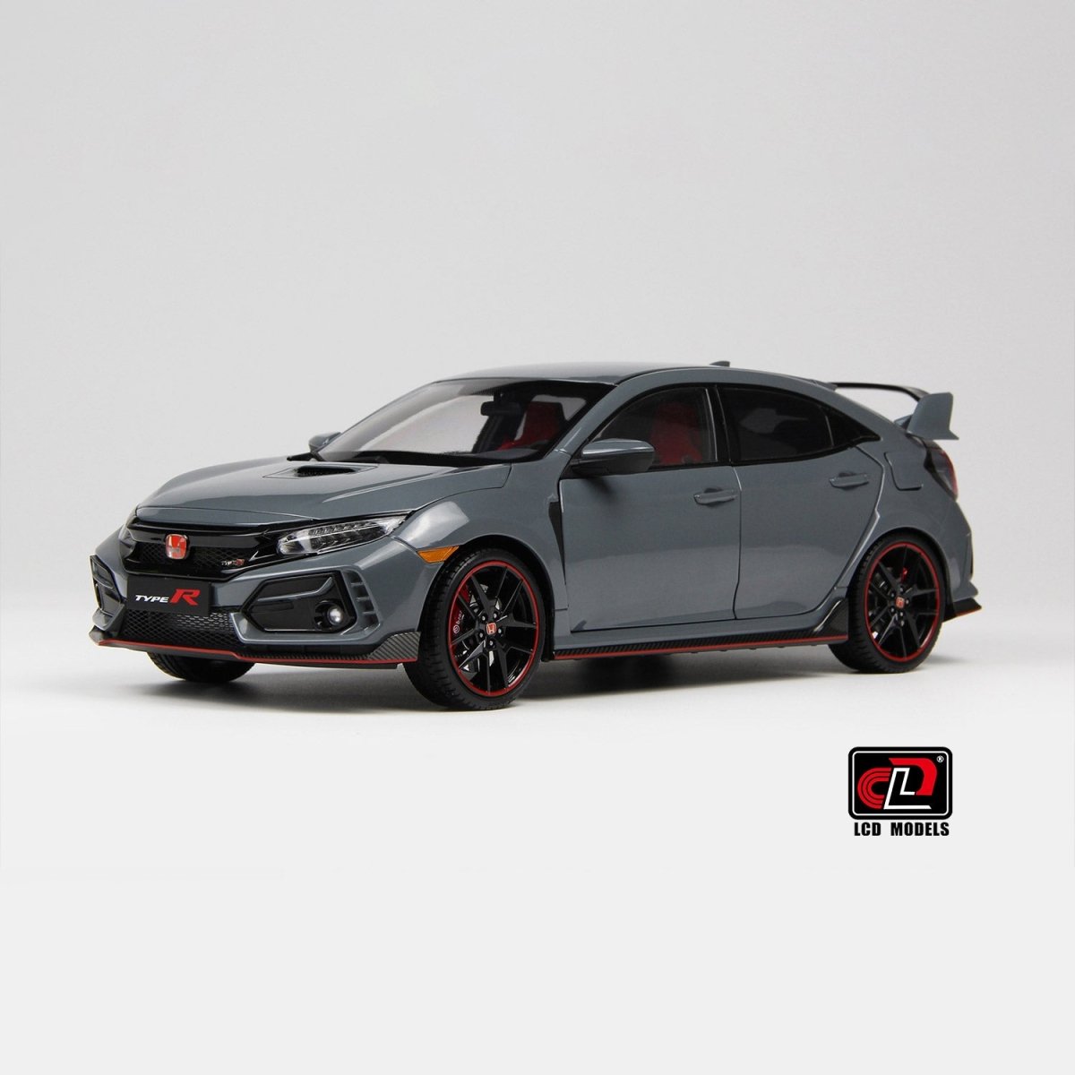LCD 1/18 Honda Civic Type R FK8 2020 - Cement Grey - Garage 73