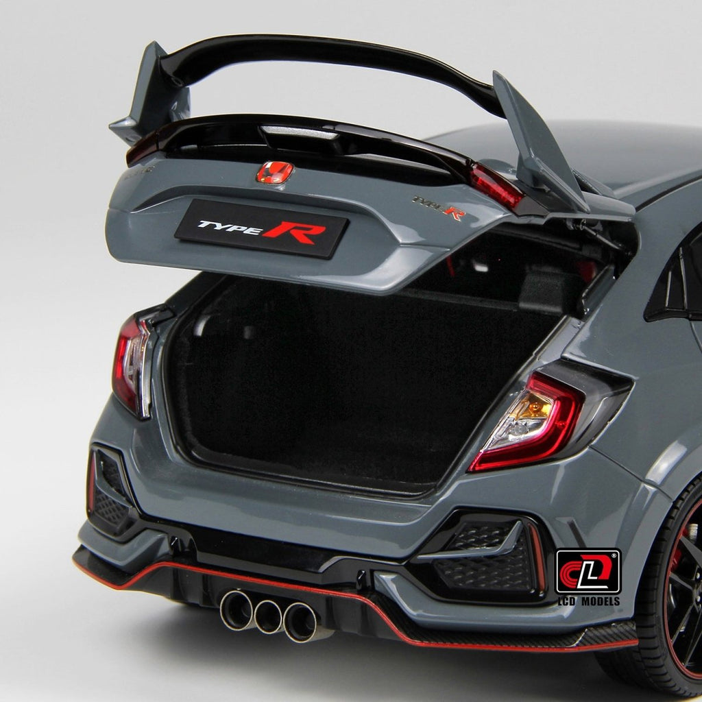 LCD 1/18 Honda Civic Type R FK8 2020 - Cement Grey - Garage 73