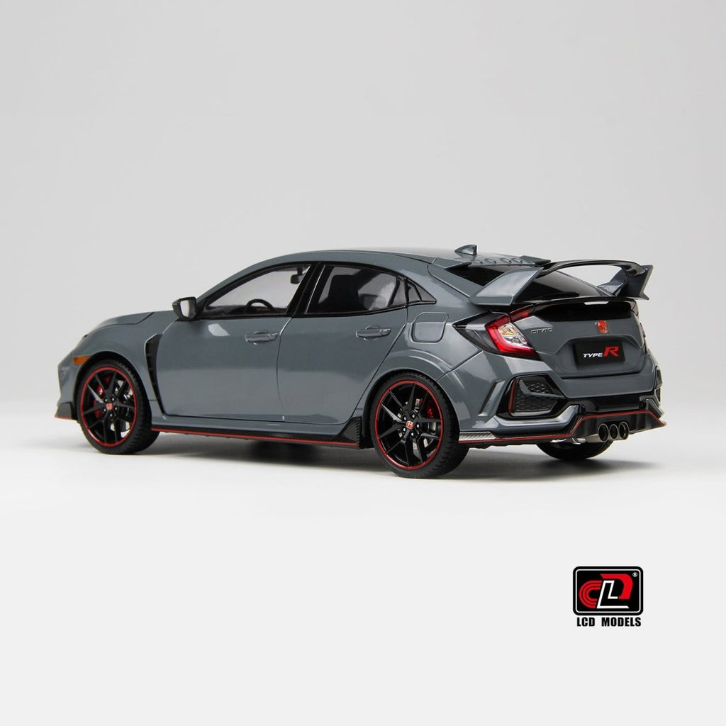 LCD 1/18 Honda Civic Type R FK8 2020 - Cement Grey - Garage 73