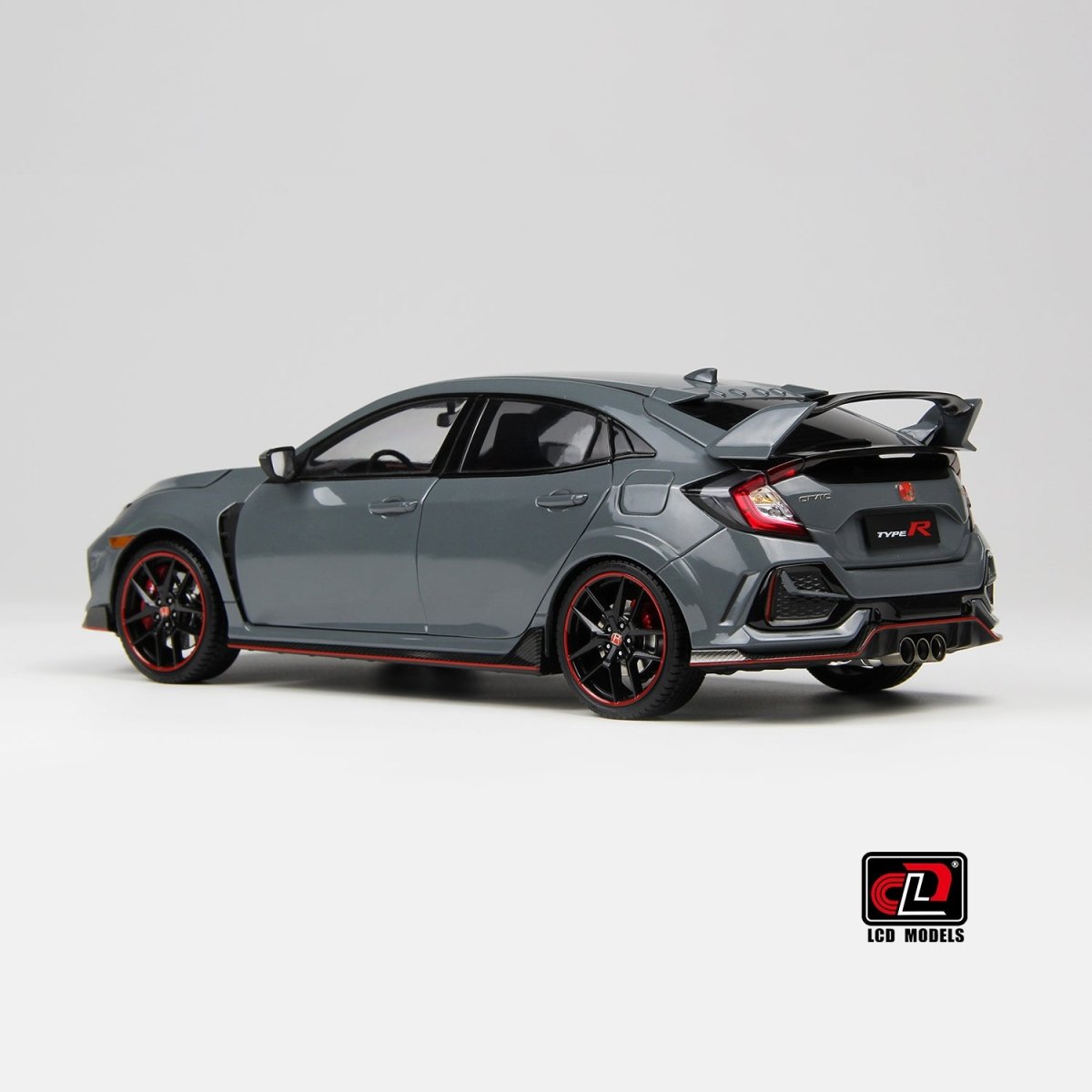LCD 1/18 Honda Civic Type R FK8 2020 - Cement Grey - Garage 73