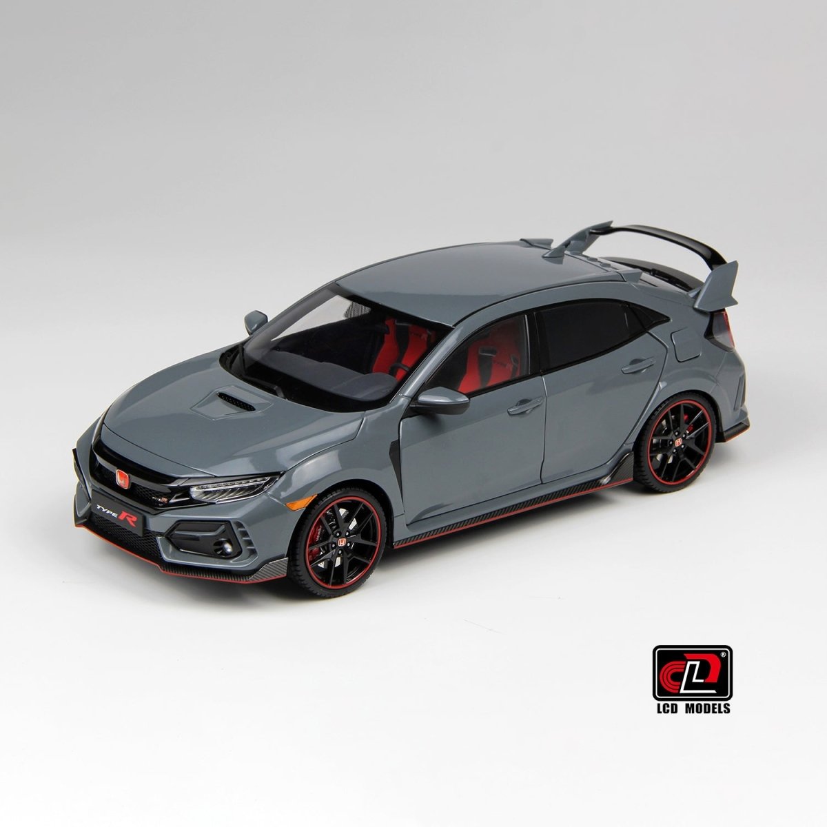 LCD 1/18 Honda Civic Type R FK8 2020 - Cement Grey - Garage 73