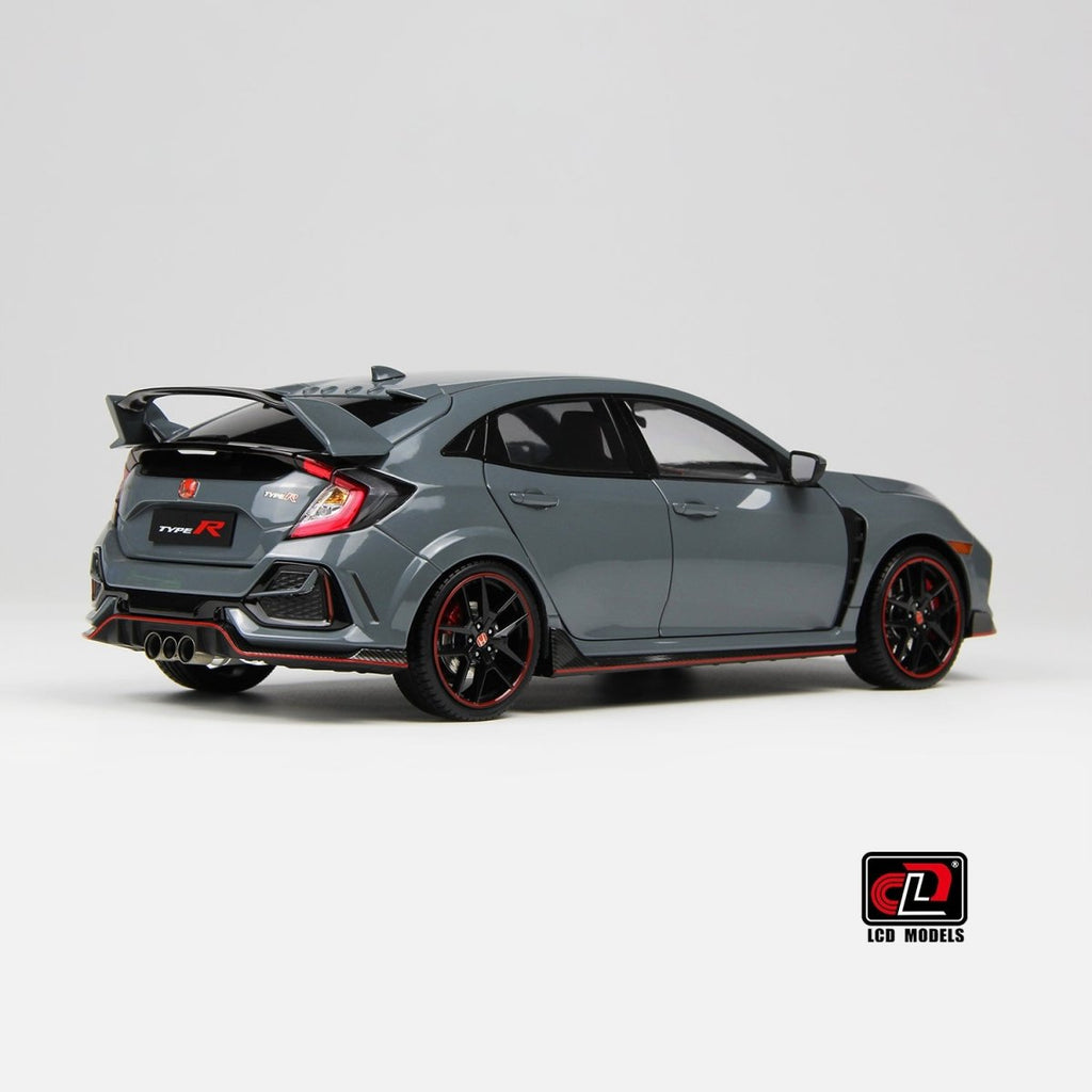 LCD 1/18 Honda Civic Type R FK8 2020 - Cement Grey - Garage 73