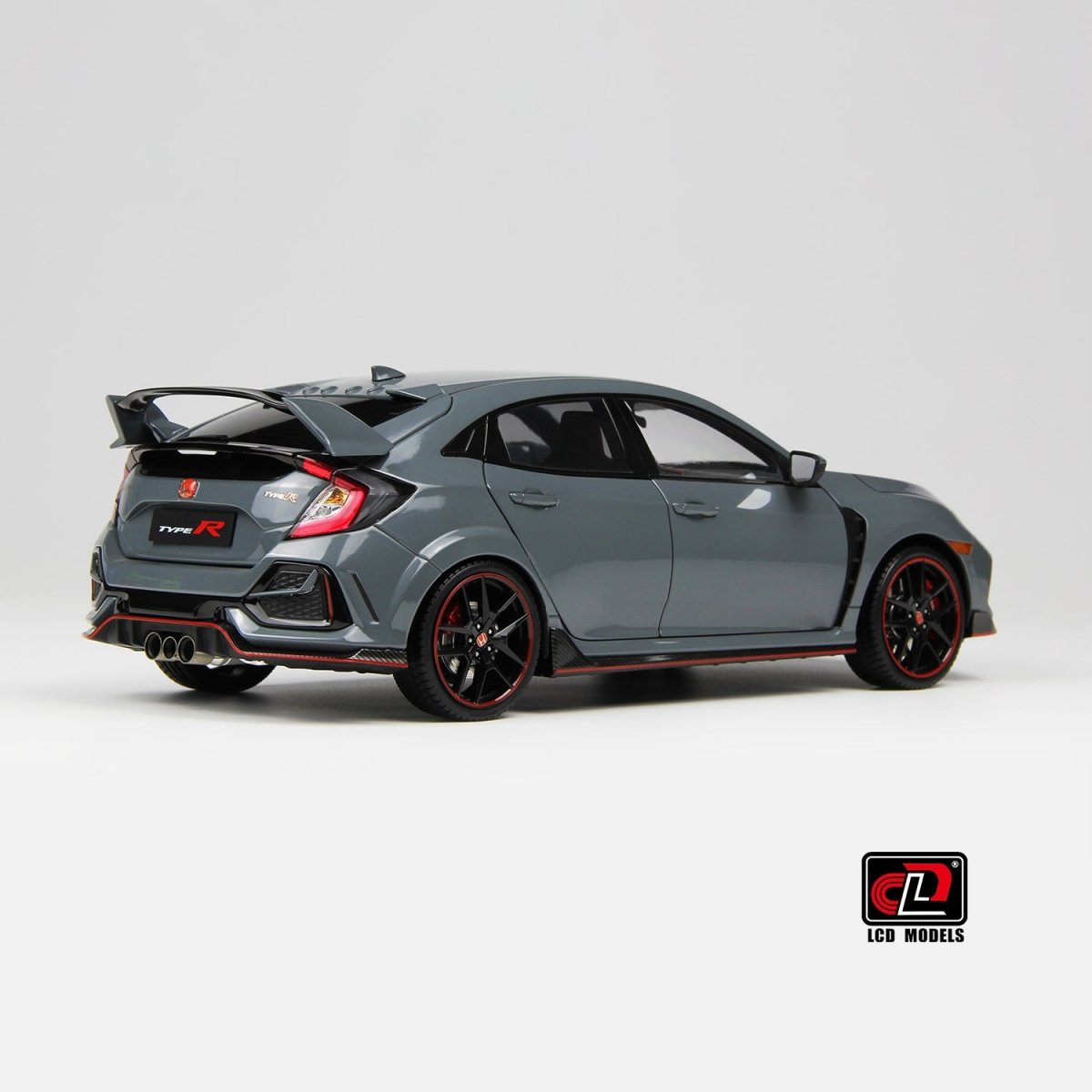 LCD 1/18 Honda Civic Type R FK8 2020 - Cement Grey - Garage 73