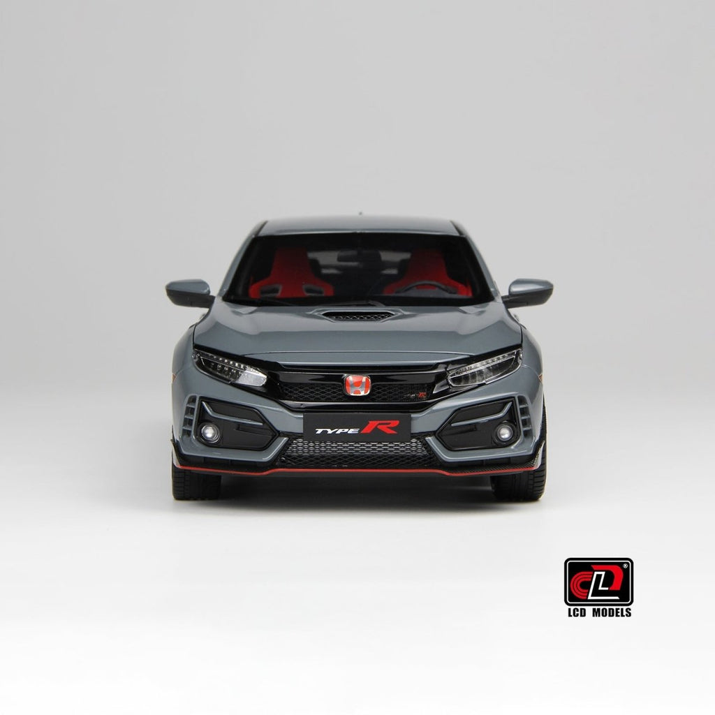 LCD 1/18 Honda Civic Type R FK8 2020 - Cement Grey - Garage 73