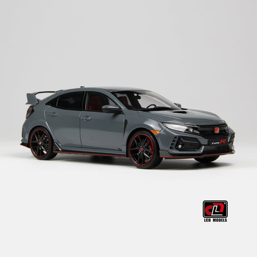 LCD 1/18 Honda Civic Type R FK8 2020 - Cement Grey - Garage 73