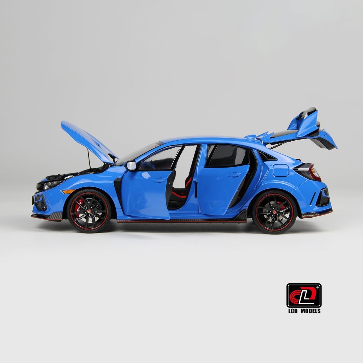 LCD 1/18 Honda Civic Type R FK8 2020 - Racing Blue - Garage 73