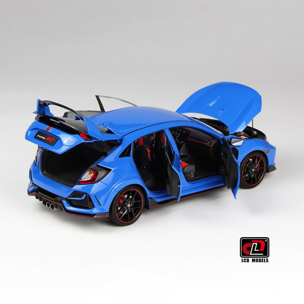 LCD 1/18 Honda Civic Type R FK8 2020 - Racing Blue - Garage 73