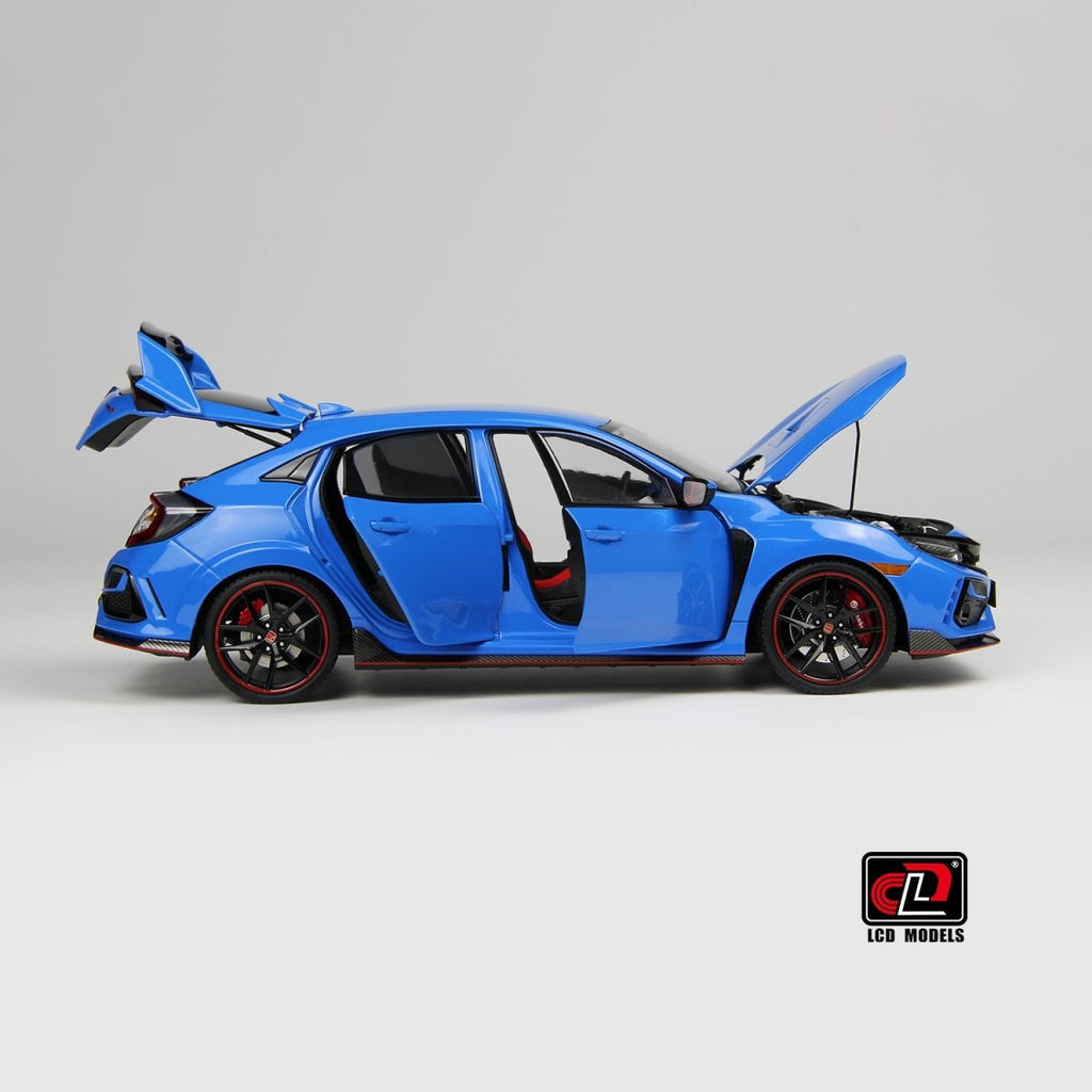 LCD 1/18 Honda Civic Type R FK8 2020 - Racing Blue - Garage 73