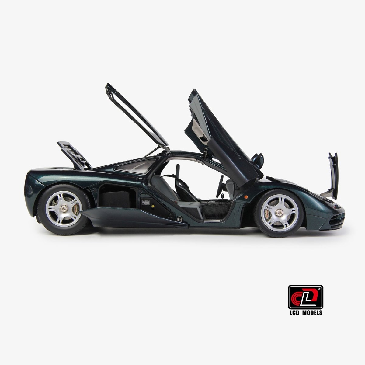 LCD 1/18 McLaren F1 XP5 - Green Diecast Model Car - Garage 73