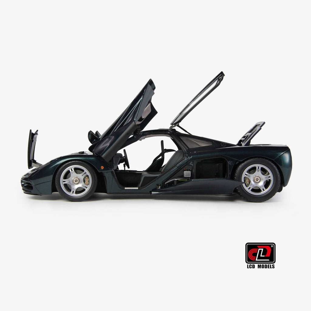 LCD 1/18 McLaren F1 XP5 - Green Diecast Model Car - Garage 73