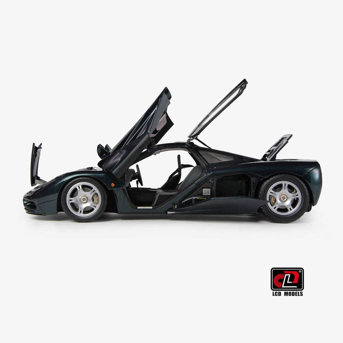 LCD 1/18 McLaren F1 XP5 - Green Diecast Model Car - Garage 73