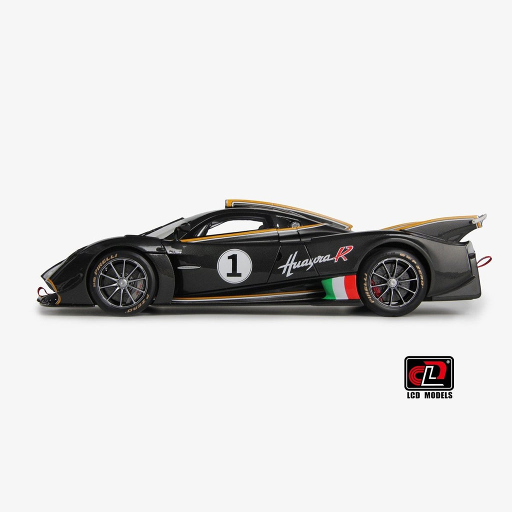 LCD 1/18 Pagani Huayra R - Black Carbon - Garage 73
