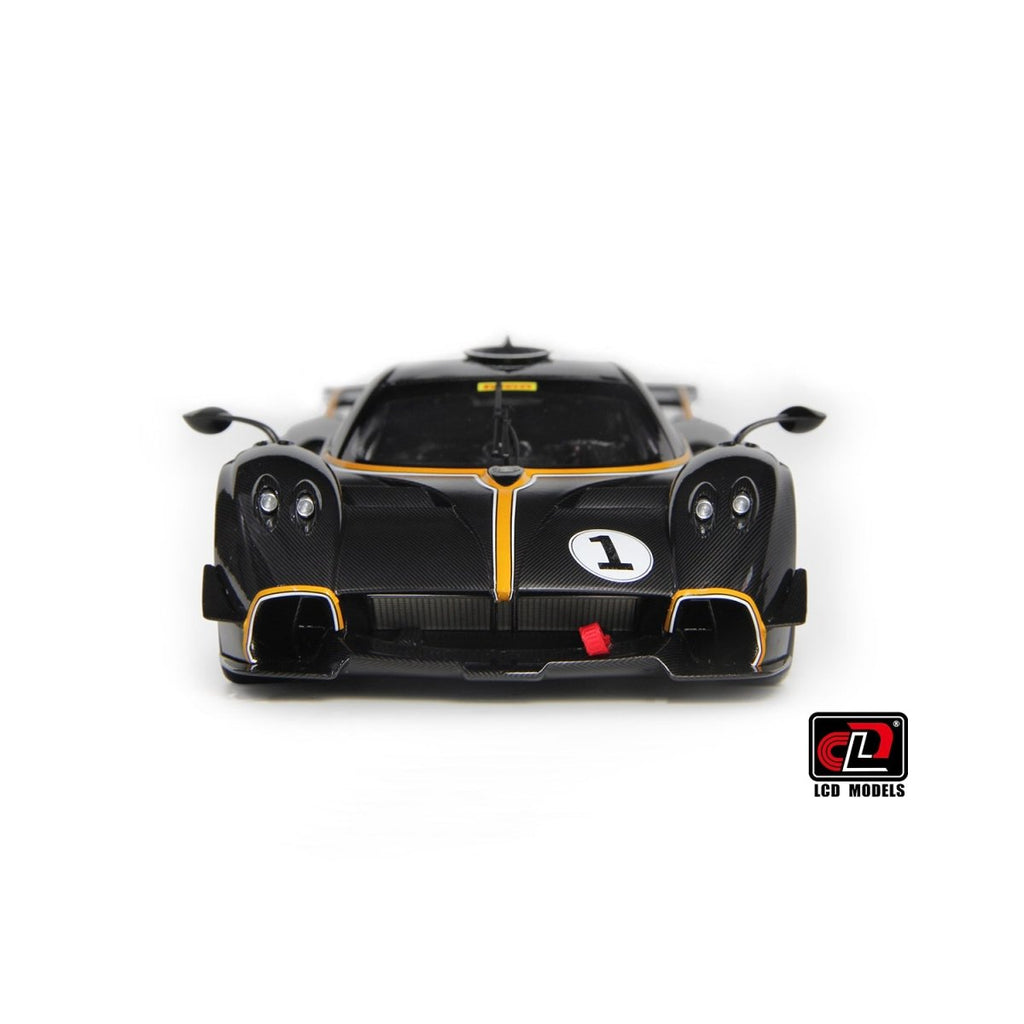 LCD 1/18 Pagani Huayra R - Black Carbon - Garage 73