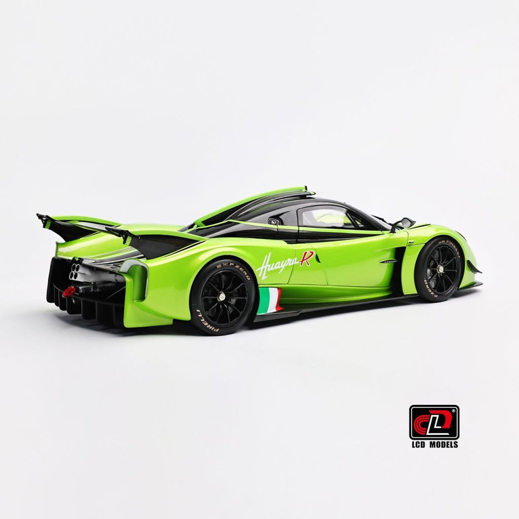 LCD 1/18 Pagani Huayra R - Green - Garage 73