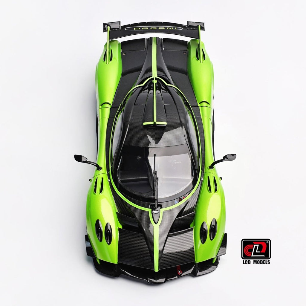 LCD 1/18 Pagani Huayra R - Green - Garage 73