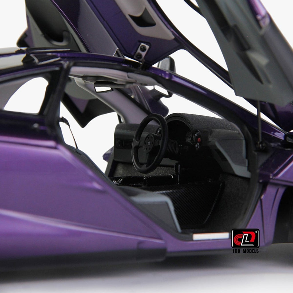 LCD 1/18 Purple McLaren F1 Diecast Model Car - Garage 73