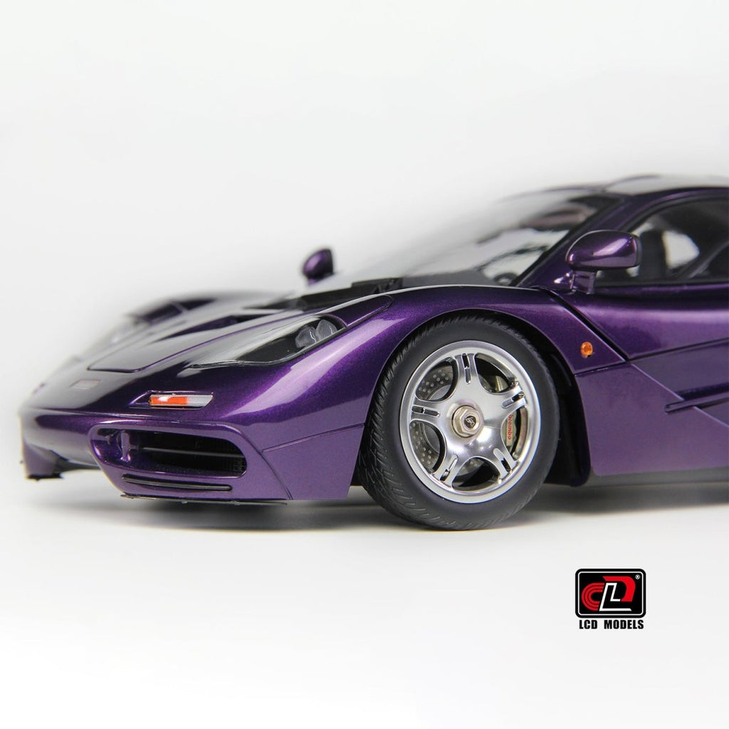 LCD 1/18 Purple McLaren F1 Diecast Model Car - Garage 73