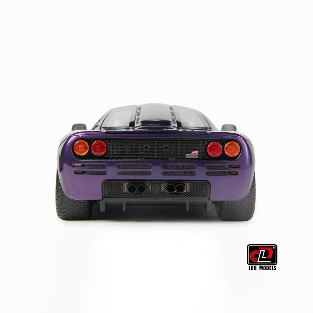 LCD 1/18 Purple McLaren F1 Diecast Model Car - Garage 73