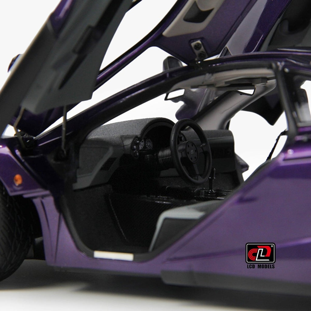LCD 1/18 Purple McLaren F1 Diecast Model Car - Garage 73