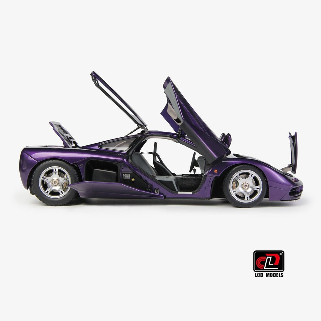 LCD 1/18 Purple McLaren F1 Diecast Model Car - Garage 73