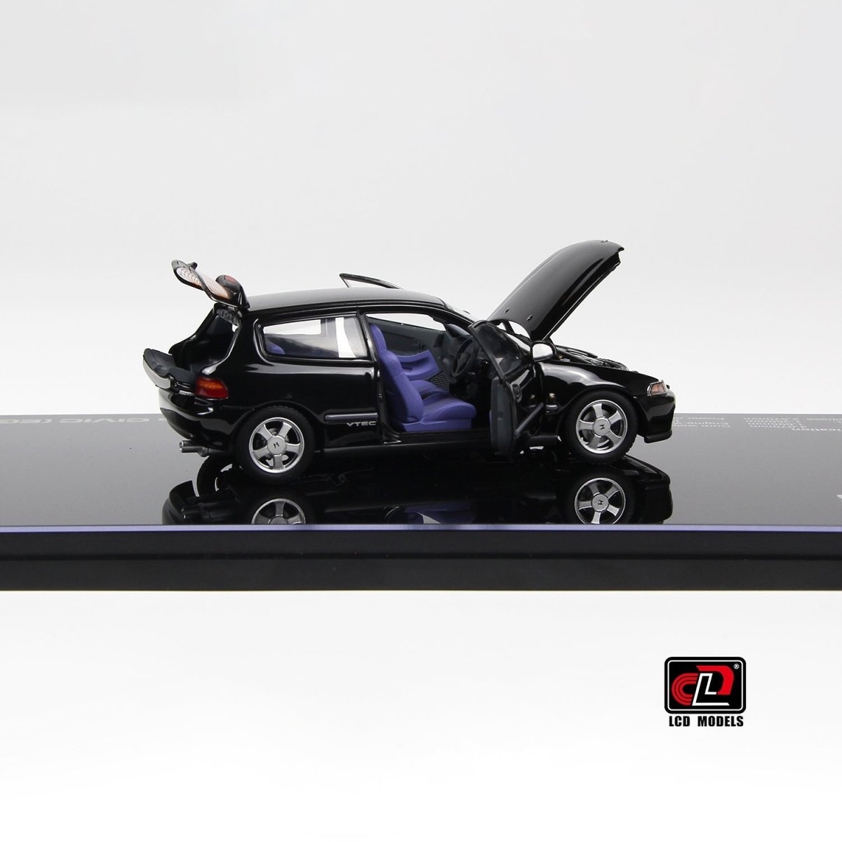 LCD 1/43 Honda CIVIC SiR II(EG6) - Black - Garage 73