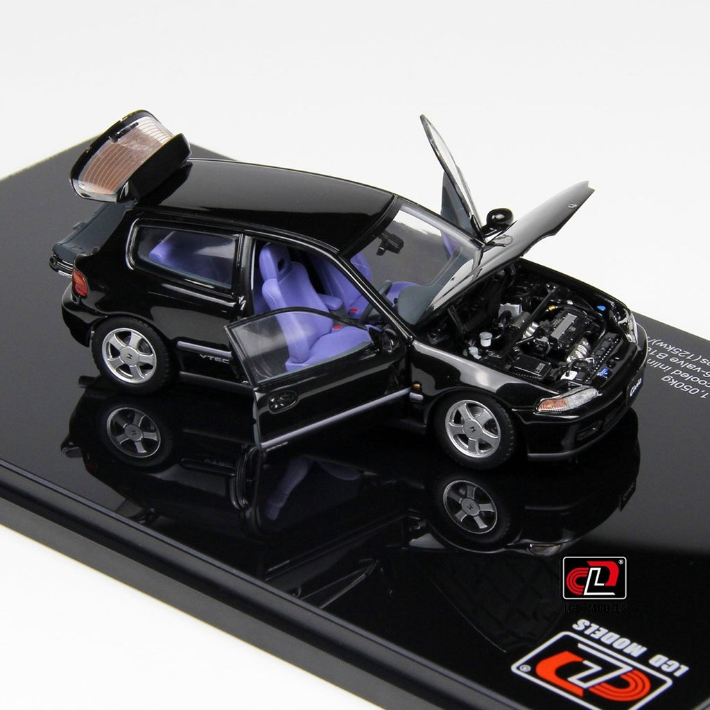 LCD 1/43 Honda CIVIC SiR II(EG6) - Black - Garage 73