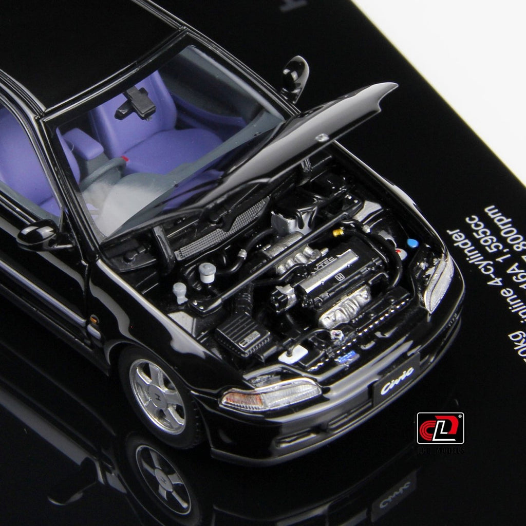 LCD 1/43 Honda CIVIC SiR II(EG6) - Black - Garage 73
