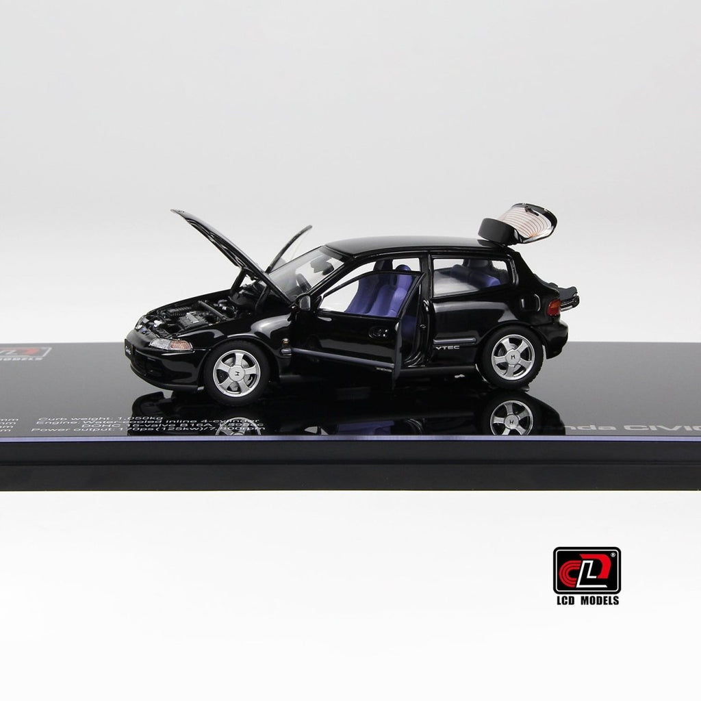 LCD 1/43 Honda CIVIC SiR II(EG6) - Black - Garage 73