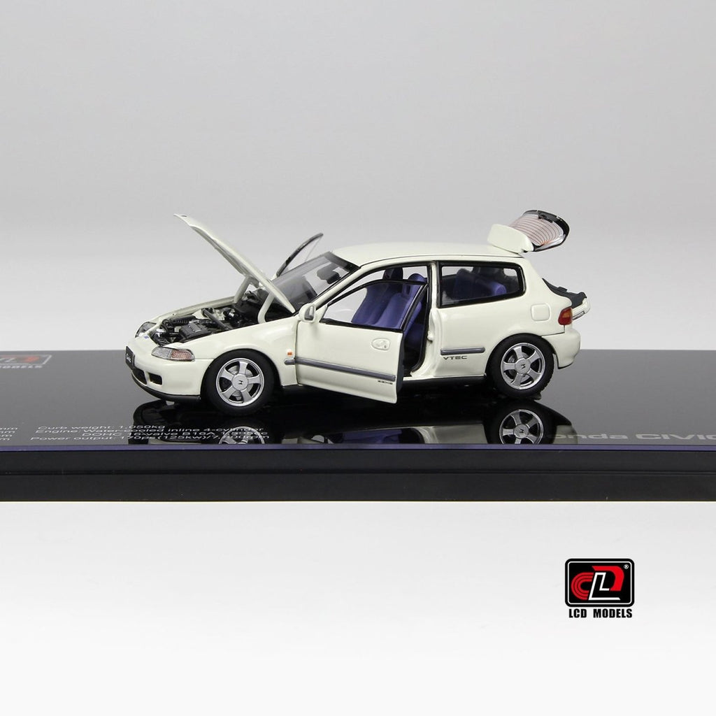 LCD 1/43 Honda CIVIC SiR II(EG6) - White - Garage 73