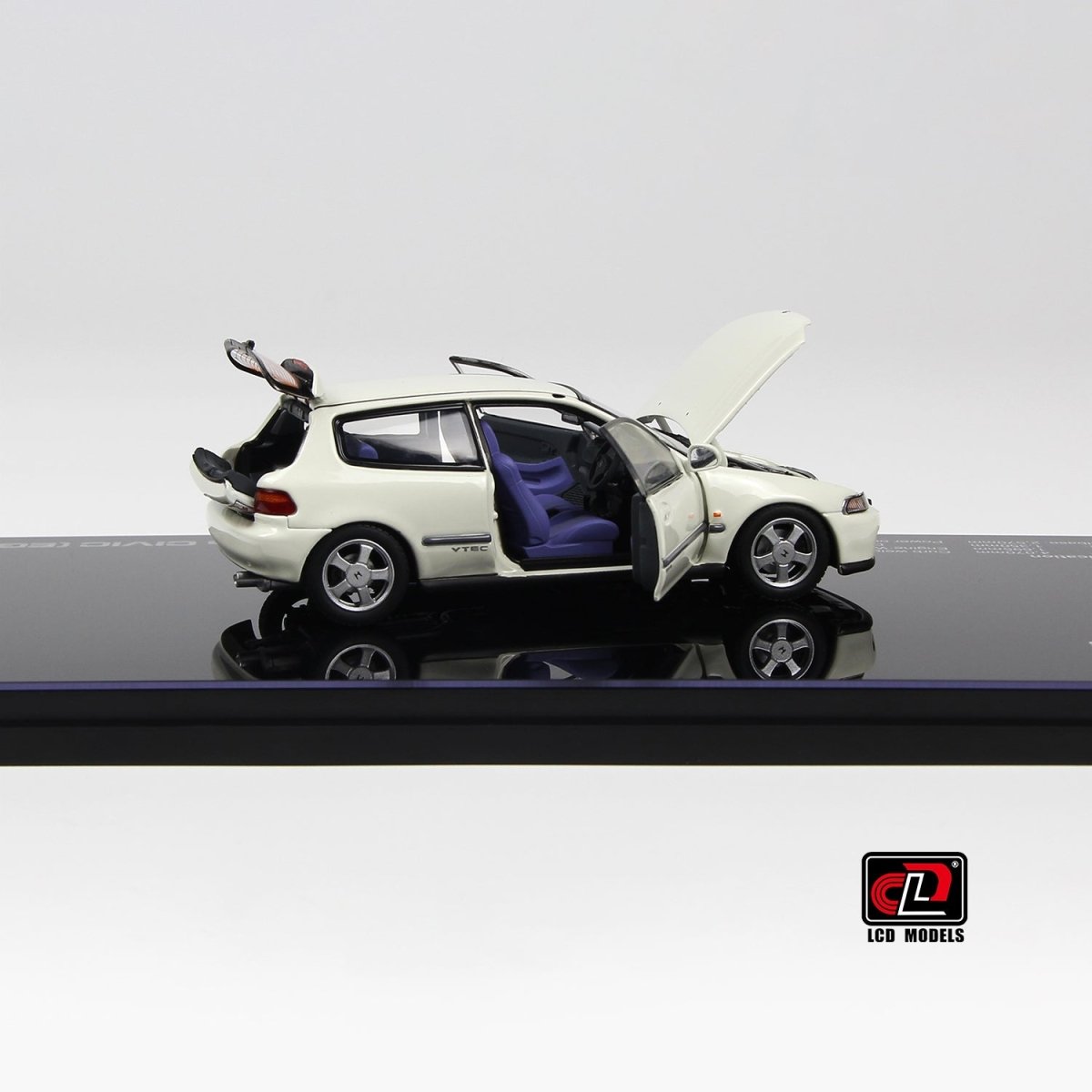 LCD 1/43 Honda CIVIC SiR II(EG6) - White - Garage 73