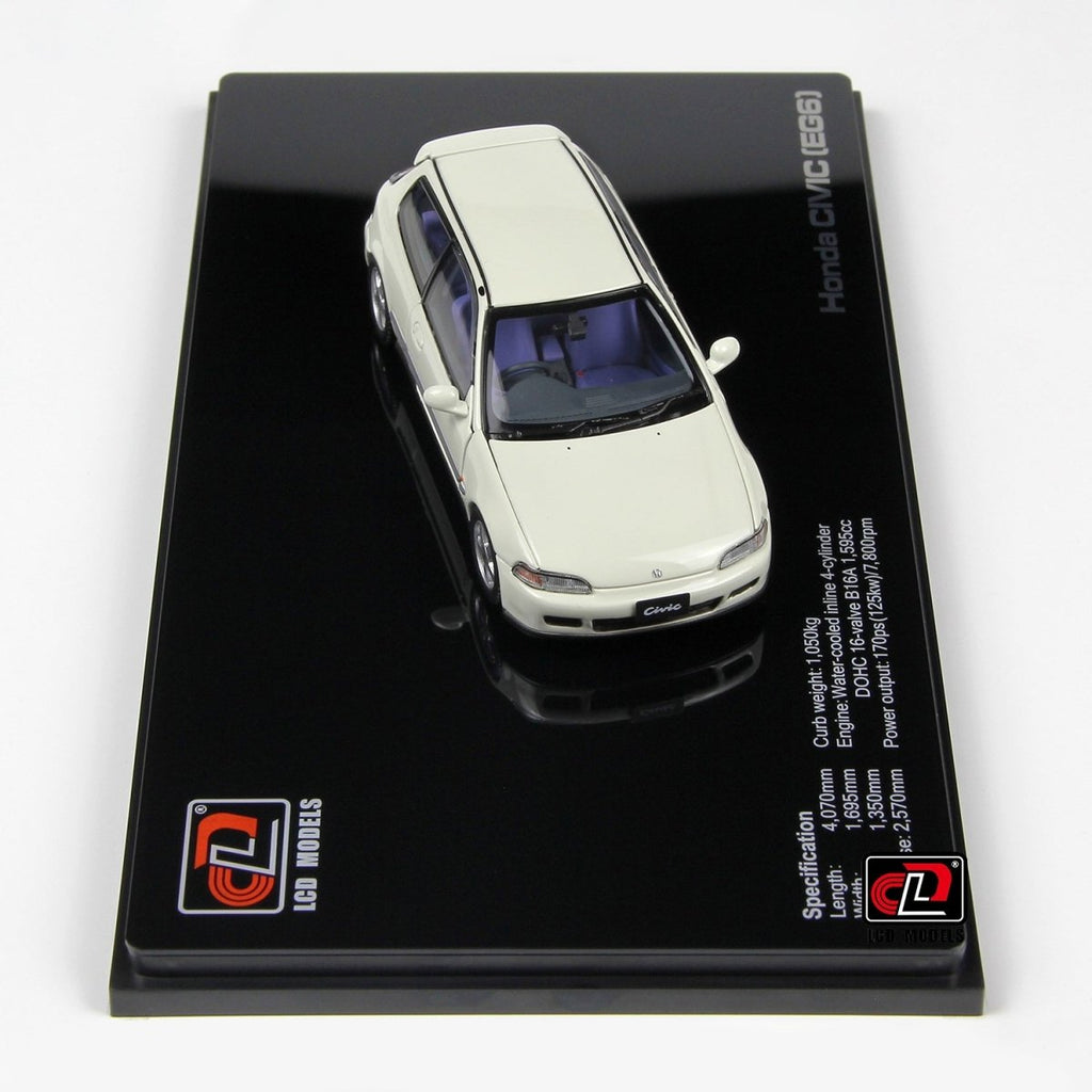 LCD 1/43 Honda CIVIC SiR II(EG6) - White - Garage 73