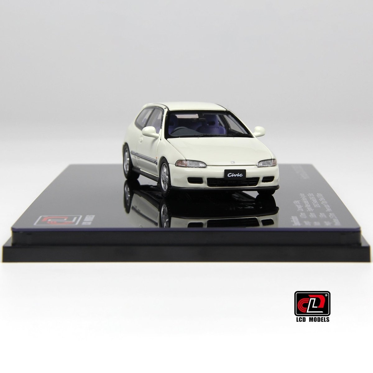 1/43 Honda CIVIC SiR II(EG6)-White LCD Model – Garage 73