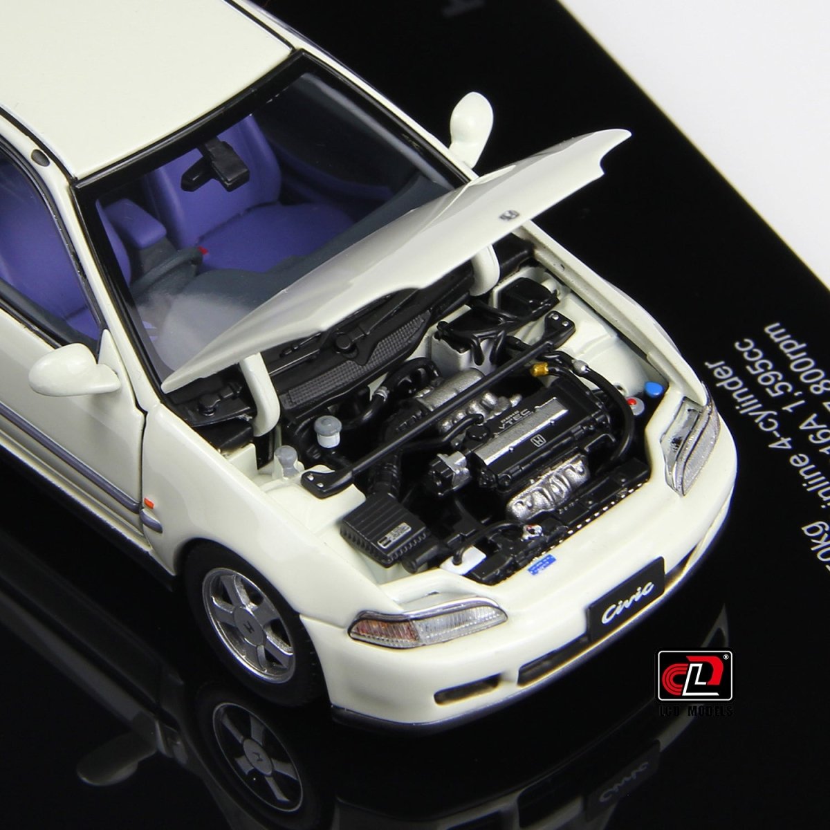 LCD 1/43 Honda CIVIC SiR II(EG6) - White - Garage 73