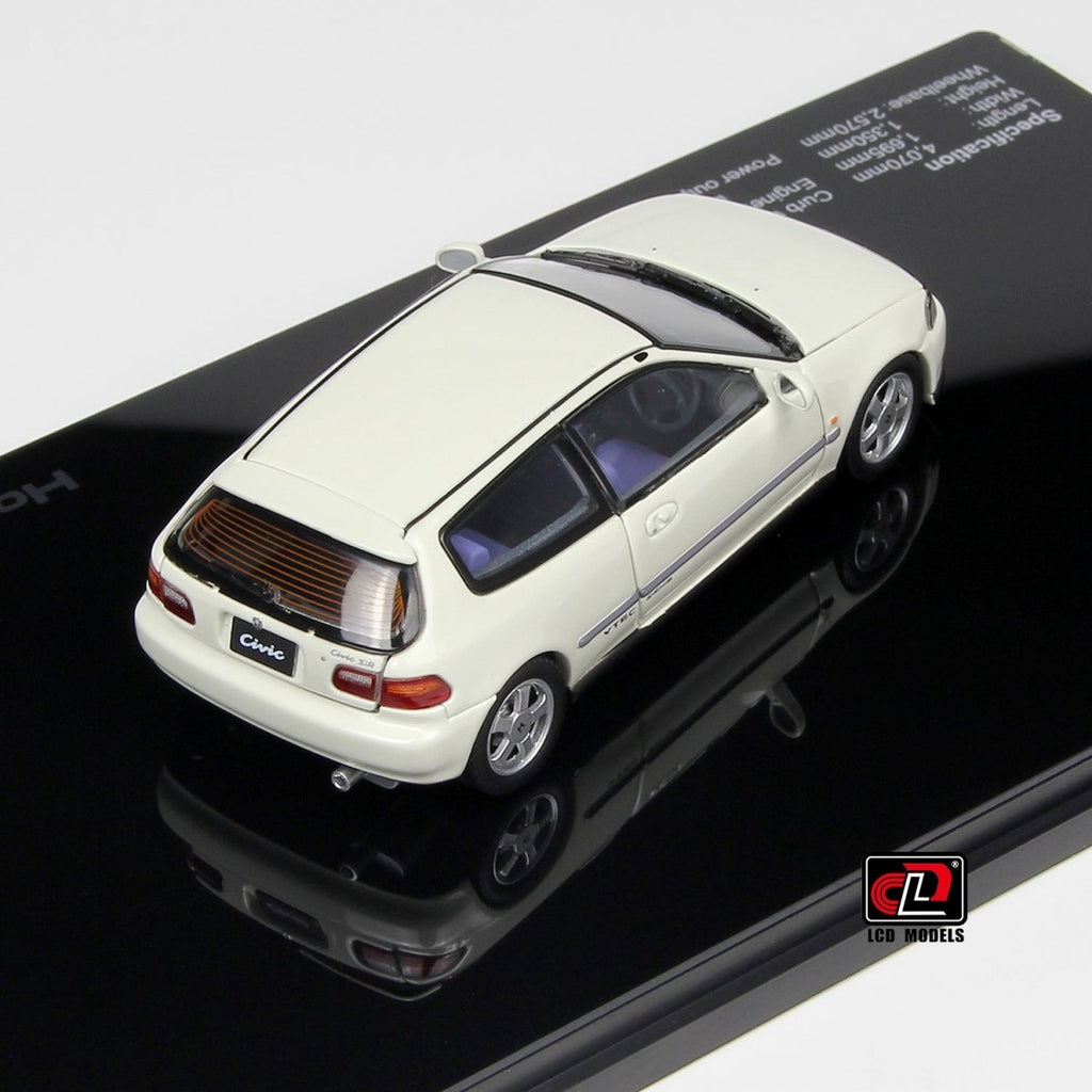 LCD 1/43 Honda CIVIC SiR II(EG6) - White - Garage 73
