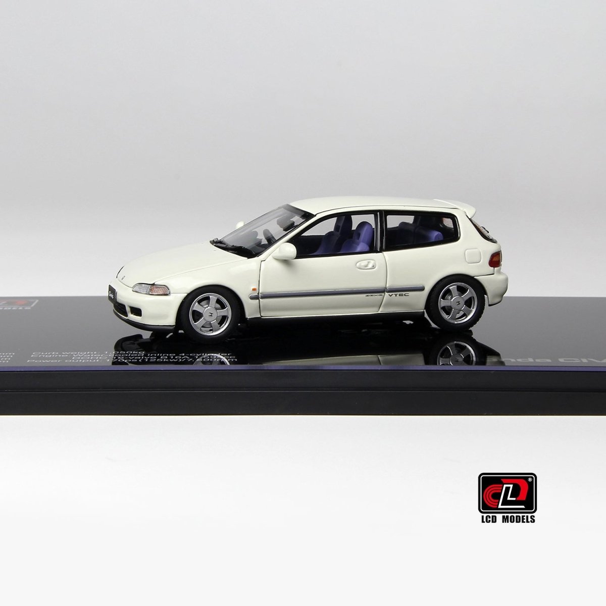 LCD 1/43 Honda CIVIC SiR II(EG6) - White - Garage 73