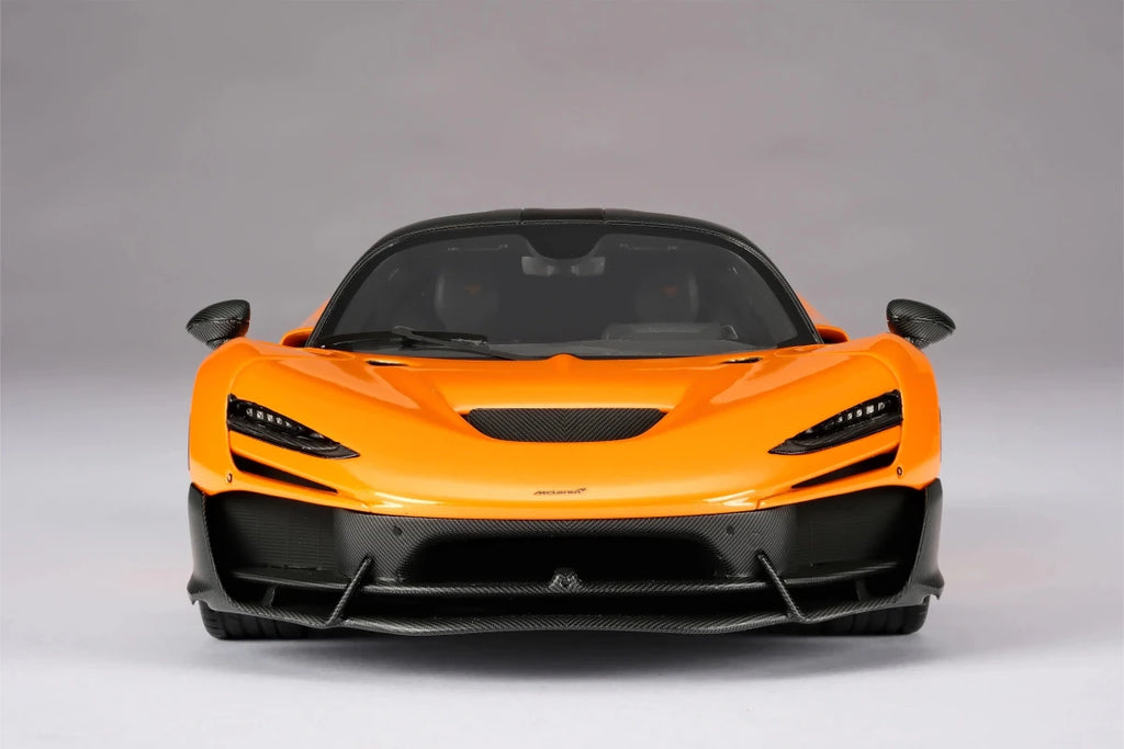 McLaren W1 2025 Papaya Spark 1:18 Model Car — Amalgam - Garage 73