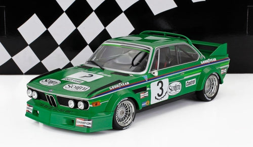 1/18 BMW 3.0 CSL Jolly Club Milano N 3 Brno 1978 Winner - Facetti/Finotto Green - Garage 73