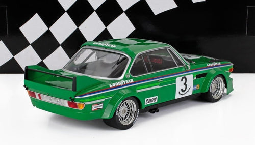 1/18 BMW 3.0 CSL Jolly Club Milano N 3 Brno 1978 Winner - Facetti/Finotto Green - Garage 73