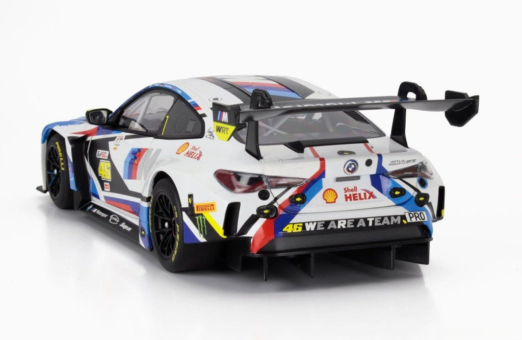 LIMITED EDITION MINICHAMPS 1/18 BMW M4 GT3 TEAM WRT VALENTINO ROSSI ABU DHABI 2023 - Garage 73