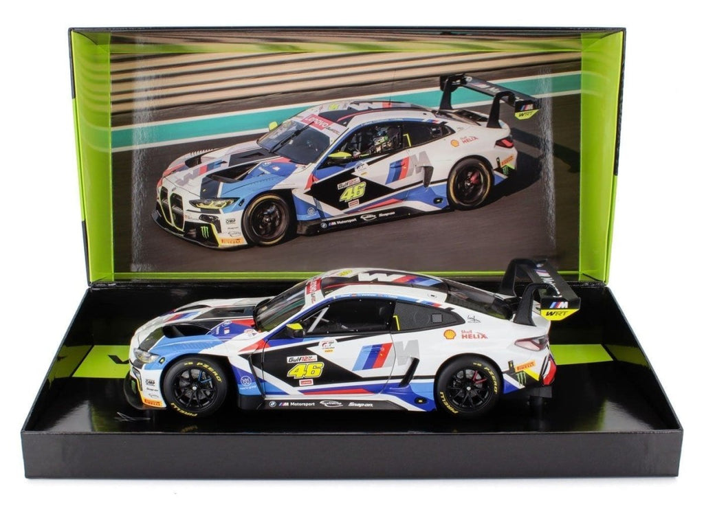LIMITED EDITION MINICHAMPS 1/18 BMW M4 GT3 TEAM WRT VALENTINO ROSSI ABU DHABI 2023 - Garage 73