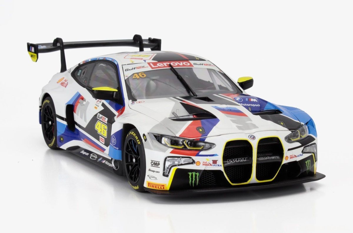 LIMITED EDITION MINICHAMPS 1/18 BMW M4 GT3 TEAM WRT VALENTINO ROSSI ABU DHABI 2023 - Garage 73