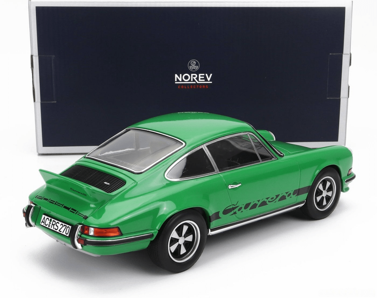 Norev 1/18 Porsche 911 CARRERA RS 2.7 COUPE 1973 - Garage 73