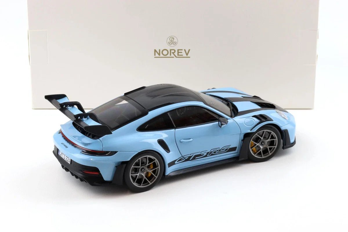 Norev 1/18 Porsche 911 GT3 RS Weissach Package 2022 blue - Garage 73
