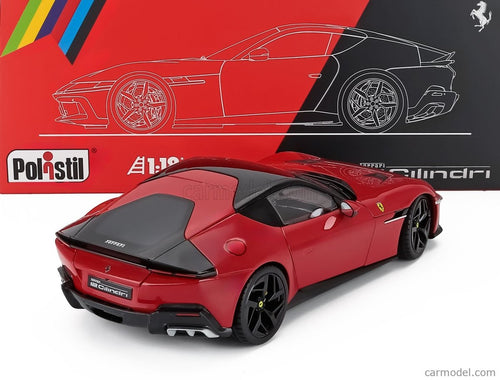 POLISTIL 1/18 FERRARI - 12CILINDRI 2024 CORSA RED - WITH SHOWCASE - Garage 73
