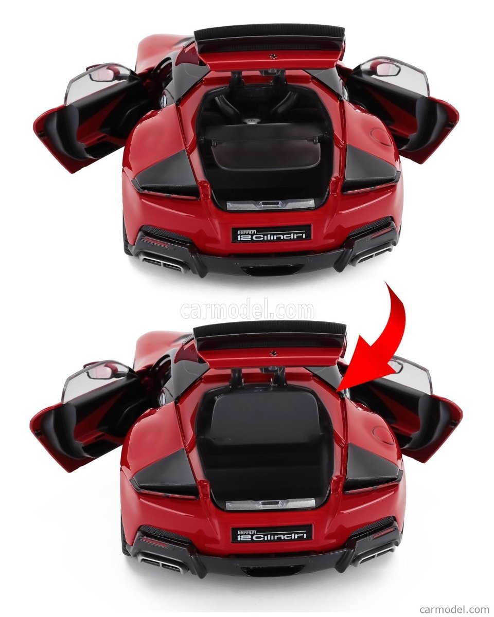 POLISTIL 1/18 FERRARI - 12CILINDRI 2024 CORSA RED - WITH SHOWCASE - Garage 73