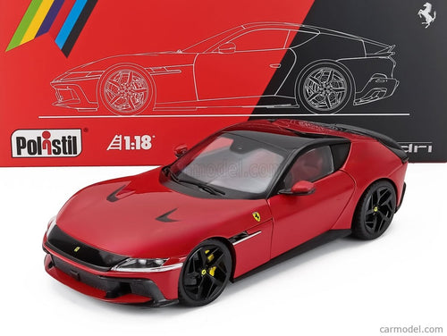 POLISTIL 1/18 FERRARI - 12CILINDRI 2024 CORSA RED - WITH SHOWCASE - Garage 73