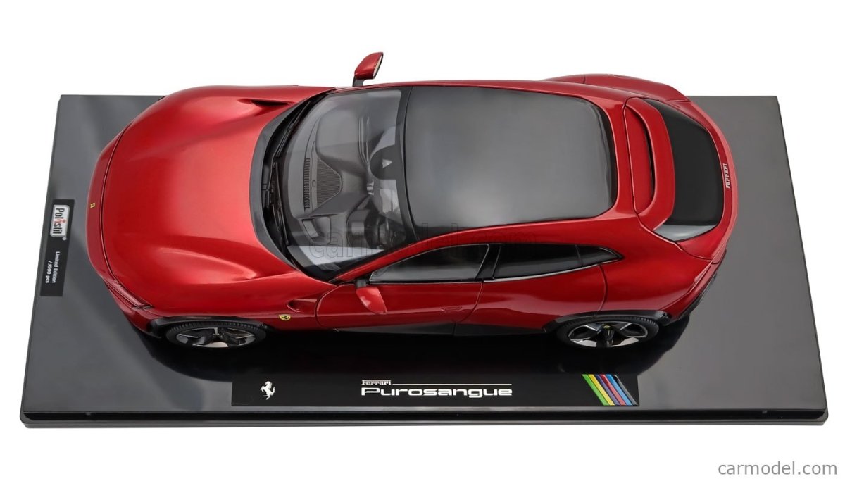 POLISTIL 1/18 FERRARI - PUROSANGUE 2022 MAGMA RED - WITH SHOWCASE - Garage 73