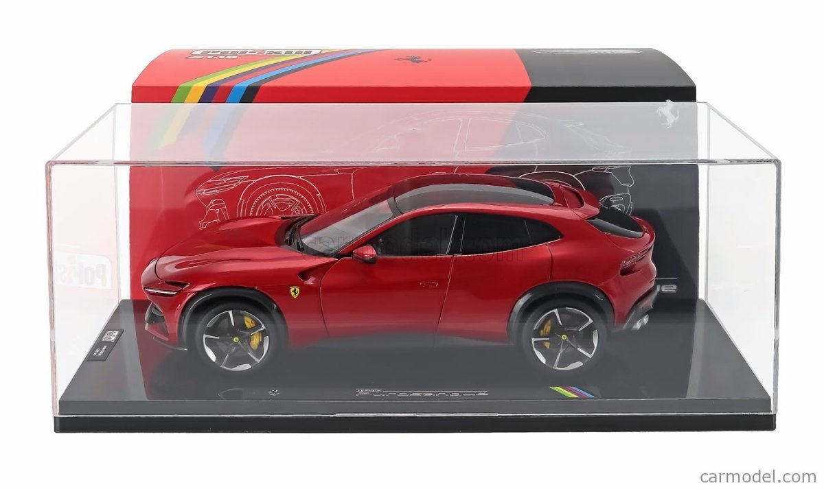 POLISTIL 1/18 FERRARI - PUROSANGUE 2022 MAGMA RED - WITH SHOWCASE - Garage 73