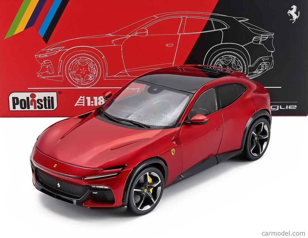 POLISTIL 1/18 FERRARI - PUROSANGUE 2022 MAGMA RED - WITH SHOWCASE - Garage 73