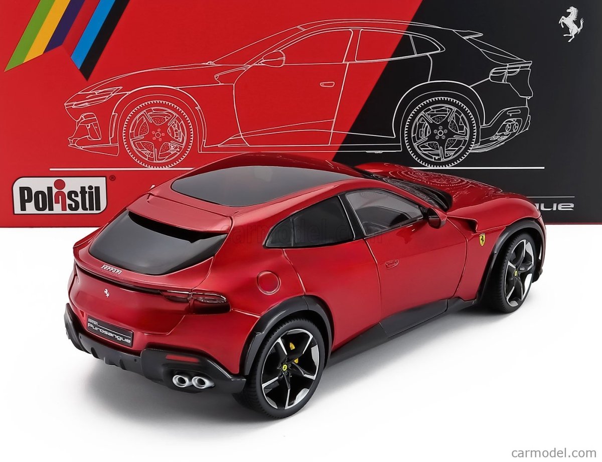 POLISTIL 1/18 FERRARI - PUROSANGUE 2022 MAGMA RED - WITH SHOWCASE - Garage 73